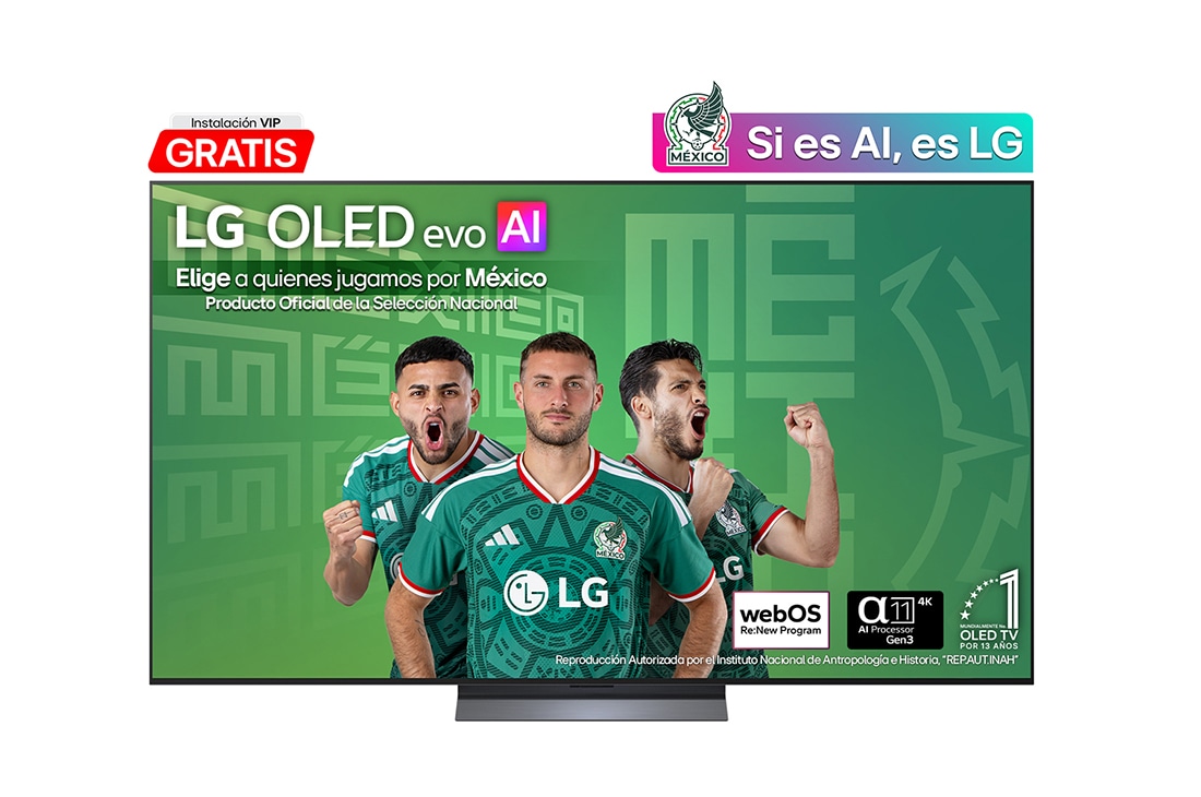 LG Pantalla 77 pulgadas LG OLED evo AI C6 4K SMART TV webOS 2026, OLED77C6PSA